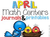 April Math Centers and Printables First Grade