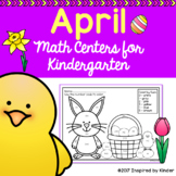 April Math Centers for Kindergarten