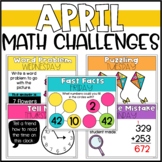 April Math Challenges for 2nd Grade | Spring Math Activities