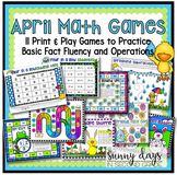 April Math Games - Print and Play!