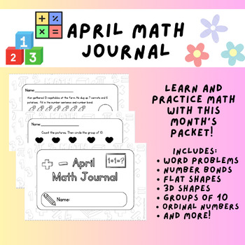 Preview of April Math Journal