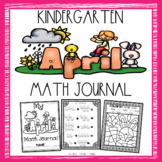 April Math Journal - Kindergarten - Distance Learning