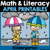 April Math & Literacy Printables {Kindergarten} PDF & Digi