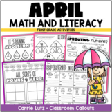 April Math & Literacy – 1st Grade No Prep Spring Sub Plans
