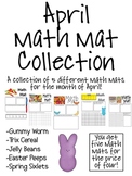 April Math Mat Collection:  ASSORTED FIVE PACK