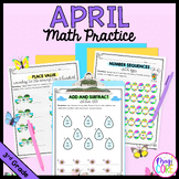 April Math Practice Review - 3rd Grade Spring Activities W