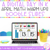 April Math Warm-Up | Kindergarten Digital Math Warm-Ups | 