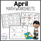 April Math Worksheets Time Money Measurement 3 Digit Addit