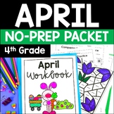 April Math and Reading Packet | 4th Grade Easter Day Activities
