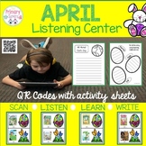 April Listening Centers- QR codes-28 books with Comprehens