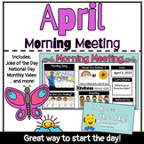 April Morning Meeting | SEL Check-In