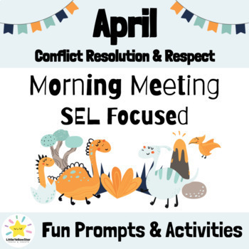Preview of April Morning Meeting Slides & Workbook: Social Emotional Learning Activities