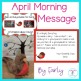 April Morning Message - Works for Traditional and Digital 