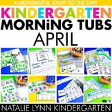 April Morning Tubs for Kindergarten | Kindergarten Morning