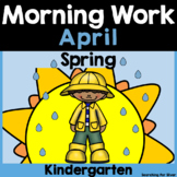 April Morning Work {Kindergarten} | PDF & Digital Ready!
