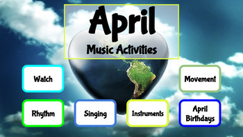 Preview of April Music Activities