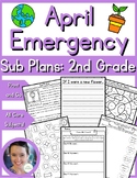 April ~ NO PREP ~ Emergency Sub Plans Activities for Secon