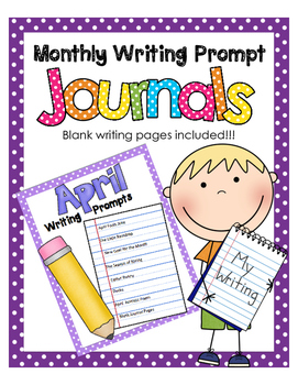 Preview of April NO PREP Journal Prompts