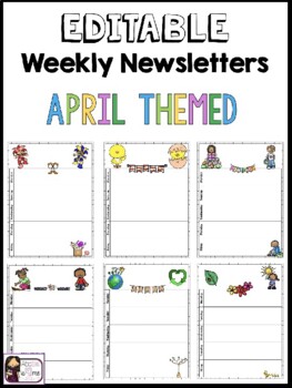 Preview of April Newsletter Templates