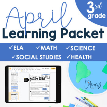 Preview of April No Prep Packet 3rd Grade