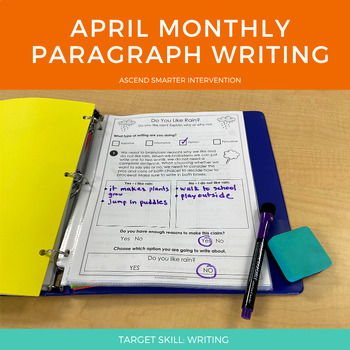 April Paragraph Writing - Graphic Organization Strategies | TpT