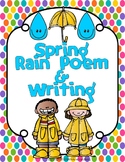 Spring Rain Poem and Writing Freebie