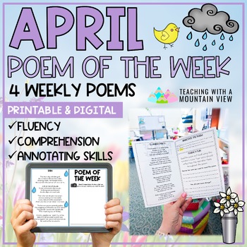 Preview of April Poem of the Week | Fluency and Comprehension