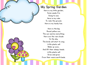 April Poems And Songs For The K-2 Classroom By Geaux First Grade