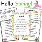 April Poetry Month Activities - Spring Poems of the Week