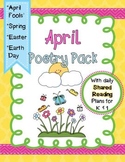 April Poetry Pack ~ w/ daily Shared Reading plans {Common 