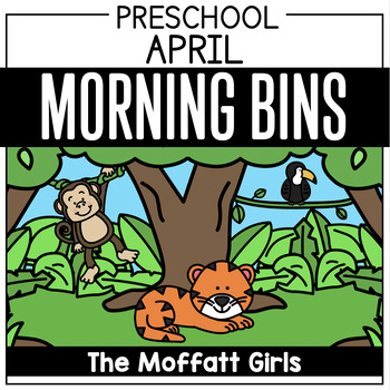 Preview of April Preschool/Pre-K Morning Bins!