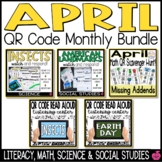 April QR Codes | Language Arts, Math, Science, and Social Studies
