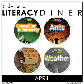 Preview of April Interactive Read Aloud Activities Lesson Plans and Student Response Pages