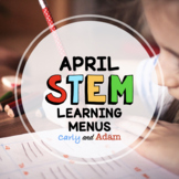 April Read Aloud STEM Activity Menus Distance Learning