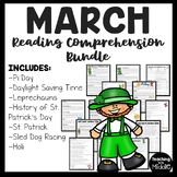 March Reading Comprehension Informational Text Worksheet B