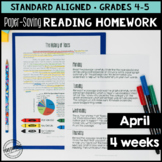 April Reading Homework for 4th & 5th Financial Literacy Th