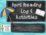 April Reading Log Packet for Intermediate Students