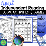 April Reading Log Bingo 3rd 4th 5th Grade Independent Read