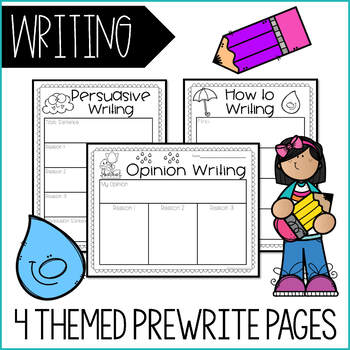 April Reading and Writing Graphic Organizers | TPT