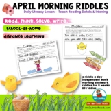 April Riddles |  Morning Riddles | Writing Prompts | Begin