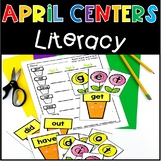 April and Spring Literacy Centers for Kindergarten