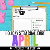 April STEM Challenge - Easter Marshmallow Chick Science fo