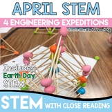 April STEM Activities with Earth Day STEM Challenges and C