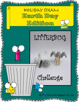 Preview of April STEM STEAM Challenge: Earth Day Edition