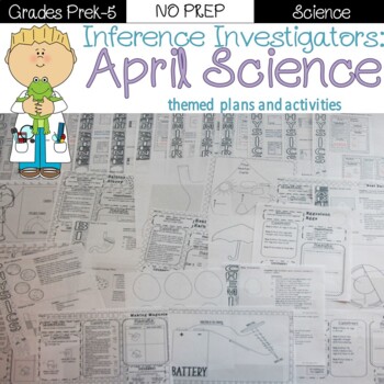 Preview of April Science STEM experiments and activities