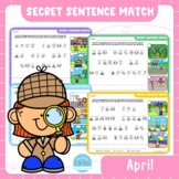 April Secret Sentence Match