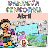 April Sensory Bin Activities. Spring / Bandeja sensorial a
