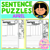 April Sentence Puzzles