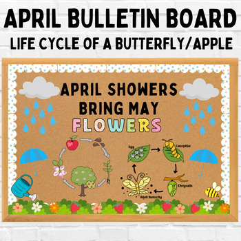 april showers bring may flowers bulletin board ideas
