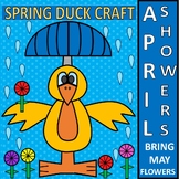 April Showers Bring May Flowers Craft/Spring Duck Craft